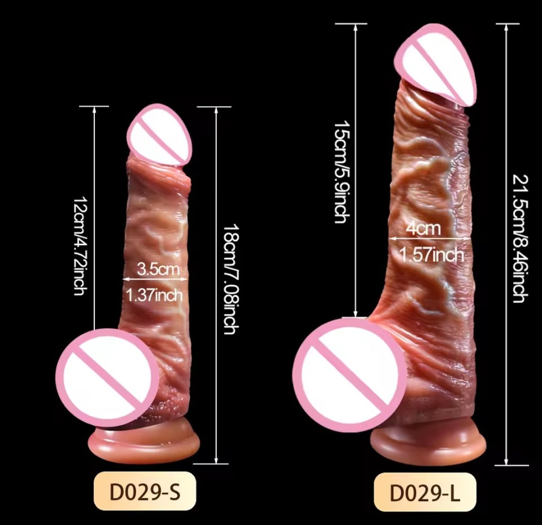 Wearable Realistic Strap-On Silicone Dildo with Panties