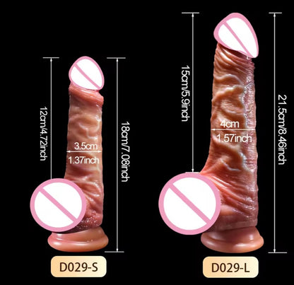 Wearable Realistic Strap-On Silicone Dildo with Panties