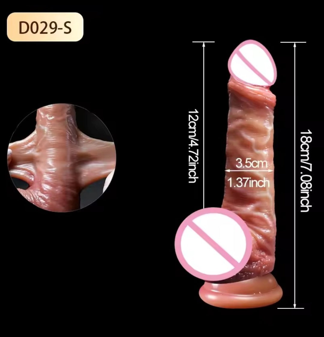 Wearable Realistic Strap-On Silicone Dildo with Panties