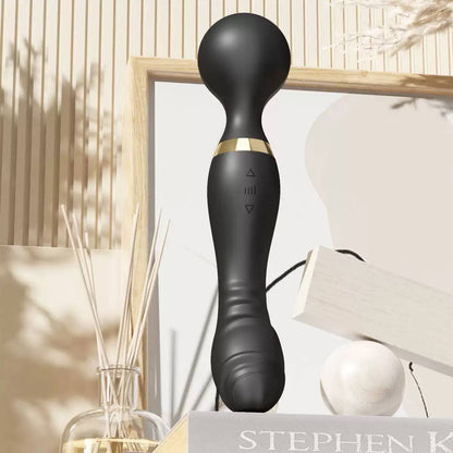 Dual head vibrating wand massager 8 modes – powerful body massager
