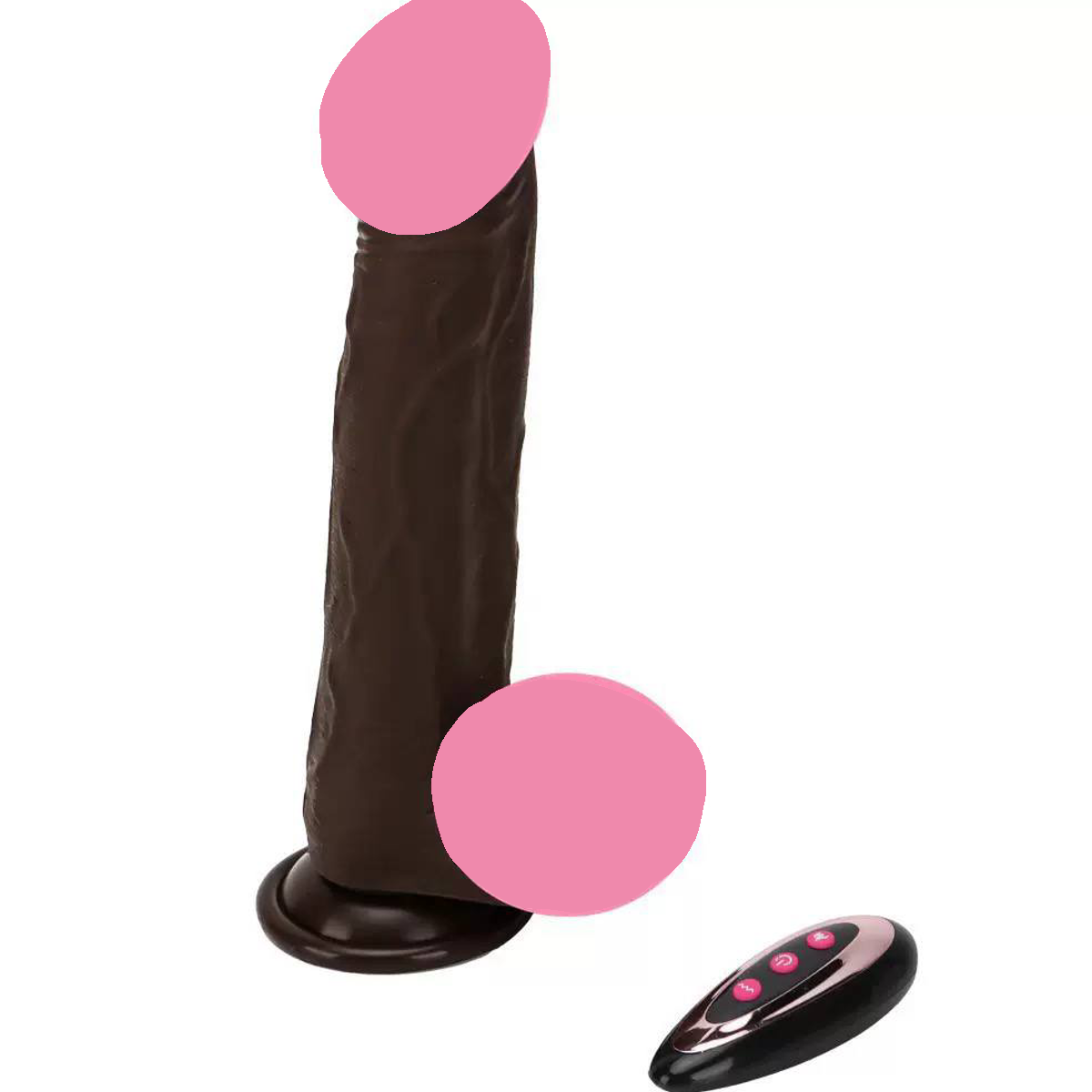 Wireless Remote Realistic Vibrating Dildo with Suction Cup